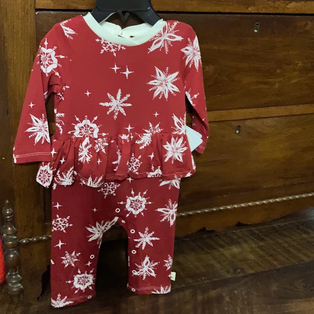 Girls Burts Bees one piece outfit 3-6 months